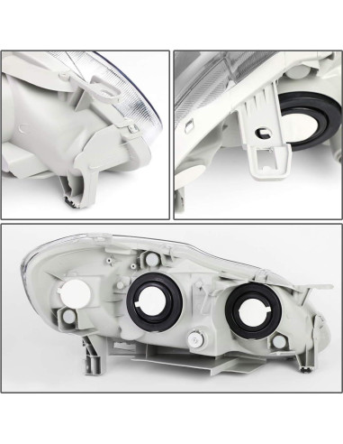 Lámpara de Faro Halógeno Auto Dynasty Izquierdo Toyota Corolla 2003-2008