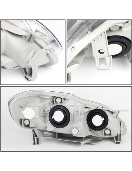 Lámpara de Faro Halógeno Auto Dynasty Izquierdo Toyota Corolla 2003-2008