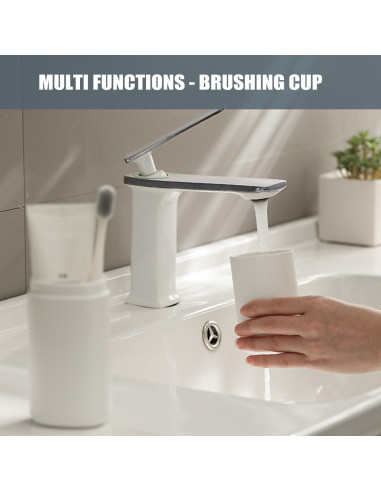 Estuche de Cepillo de Dientes de Viaje DeTii Gris - Ecológico y Práctico