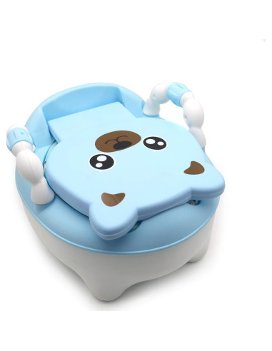 Asiento de Entrenamiento para Baño XKMT Oso Azul Ergonomico