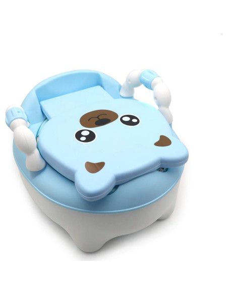 Asiento de Entrenamiento para Baño XKMT Oso Azul Ergonomico