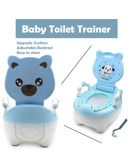 Asiento de Entrenamiento para Baño XKMT Oso Azul Ergonomico