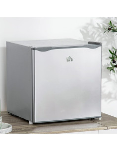 Congelador Vertical Compacto HOMCOM 1.1 Pies Cúbicos Gris 2