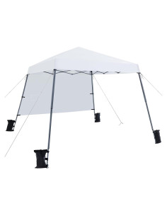 Carpa Plegable Pop Up Yaheetech 3.05x3.05m Blanca con Mochila