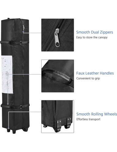 Carpa Plegable 10x10 Yaheetech Blanca con Protección UV