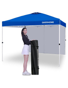 Carpa Plegable OASISHOME 3.05x3.05m Azul para Eventos