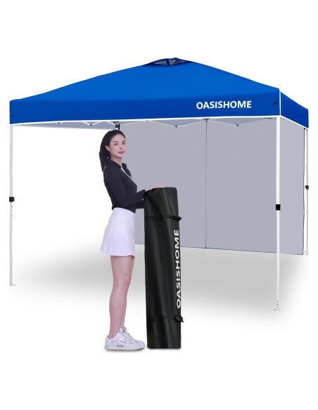 Carpa Plegable OASISHOME 3.05x3.05m Azul para Eventos