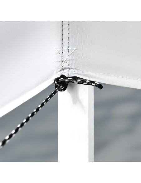 Carpa Plegable Yaheetech 15.7 m Gris Claro/Verde Ajustable