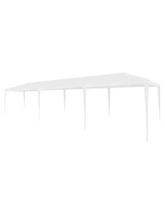 Carpa de Fiesta Blanca vidaXL 2.99x8.99m Resistente al Agua y UV