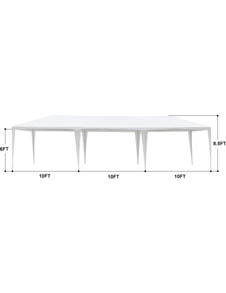 Carpa Plegable Impermeable Myoihomora 10x3m para Eventos