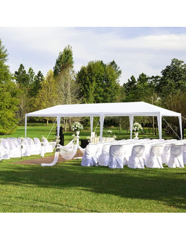 Carpa Plegable Impermeable Myoihomora 10x3m para Eventos