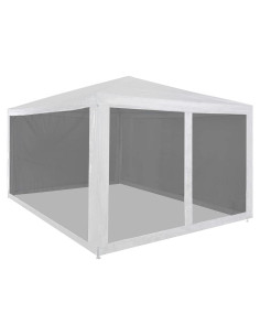 Carpa de Fiesta YELWHI 4 Paredes Malla 400x300cm Resistente UV