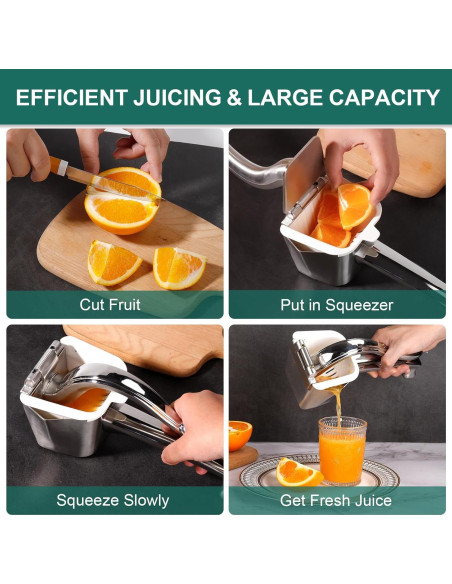 Exprimidor de Cítricos Manual TaiPal 550ml Acero Inoxidable