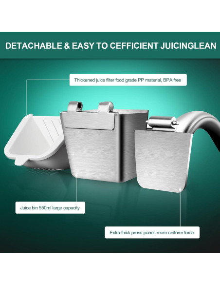 Exprimidor de Cítricos Manual TaiPal 550ml Acero Inoxidable