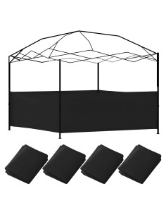 4 Paredes Laterales de Carpa Vincreem 2.96x0.95m Impermeables