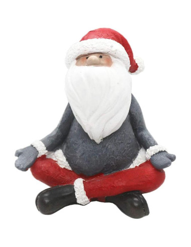 Juego de 4 Estatuas de Gnomos de Yoga Navideños KiaoTime
