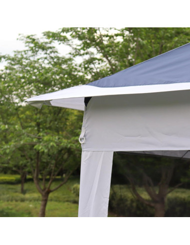 Gazebo Pop Up GOWE 3.35x3.35m con Red Desmontable Azul