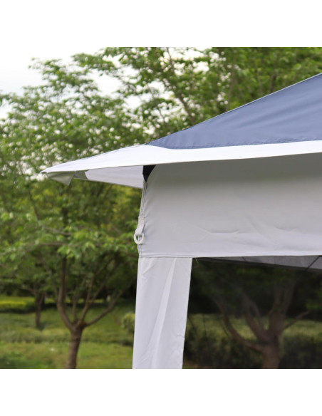 Gazebo Pop Up GOWE 3.35x3.35m con Red Desmontable Azul