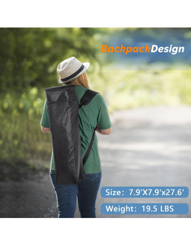 Carpa Plegable VINGLI 1.83x1.83m Azul con Panel Lateral