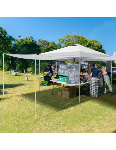 Carpa Plegable Bonnlo 3.05m x 3.05m Impermeable con 2 Paredes