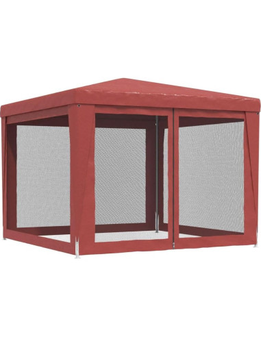 Carpa de Fiesta 2.99m x 2.99m EVERSTRO con Paredes de Malla