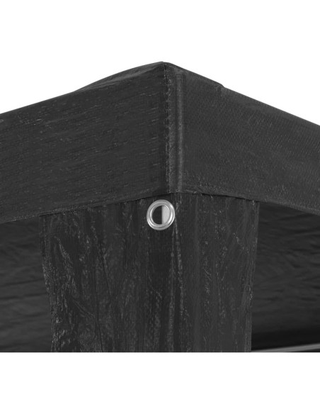 Carpa de Fiesta GROSERY Antracita 3.00m x 4.00m Resistente UV