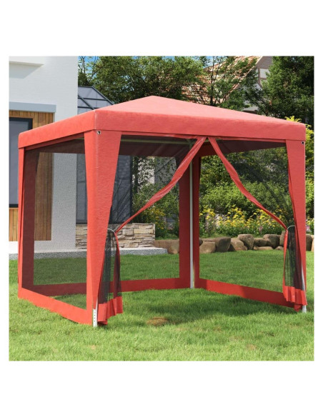 Carpa de Fiesta ANYCHOLE 250x250cm con 4 Paredes de Malla
