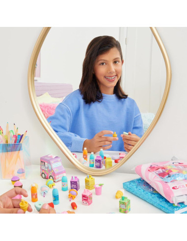Set de Gomas de Borrar 3D Make It Real - Snacks y Dulces - 25 Piezas