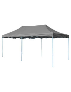Carpa Plegable YELWHI 2.34x3.00m Antracita Resistente UV y Agua