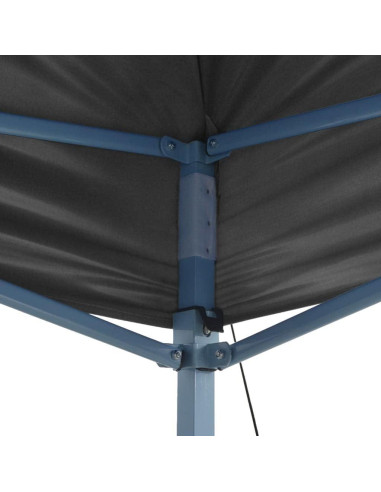 Carpa Plegable YELWHI 2.34x3.00m Antracita Resistente UV y Agua