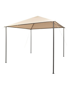 Gazebo Pabellón MINERWALL 3x3m Beige Resistente al Agua