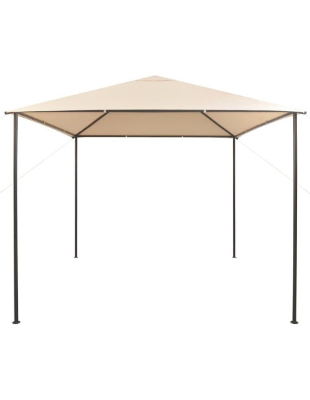 Gazebo Pabellón MINERWALL 3x3m Beige Resistente al Agua