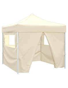 Carpa Plegable QINXIXINAIXI 3x3m Color Crema con 4 Paredes