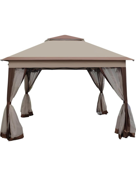 Gazebo Pop Up Genérico 3.35x3.35m Impermeable con Red
