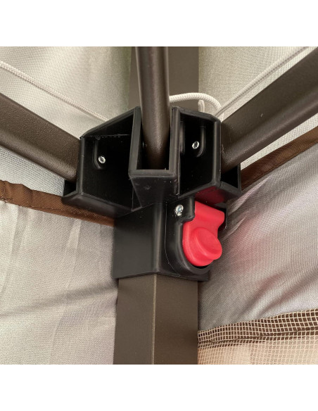 Gazebo Pop Up Genérico 3.35x3.35m Impermeable con Red