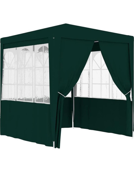Carpa Profesional para Fiestas ANYCHOLE 2x2m Verde con Paredes