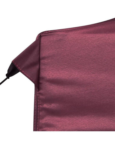 Carpa de Fiesta Plegable KCCKOM 5.8x3m Rojo Vino con Paneles