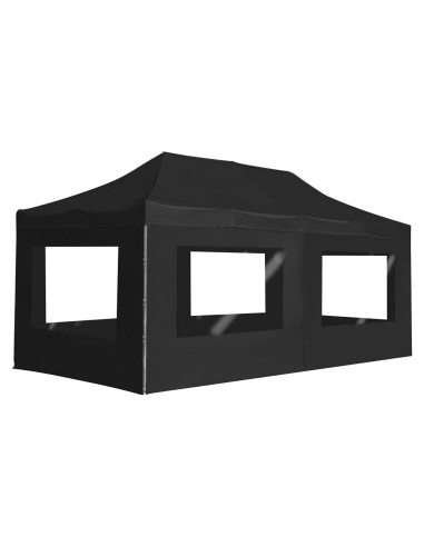 Carpa de Fiesta Plegable KCCLVER 5.7x3m Antracita UV