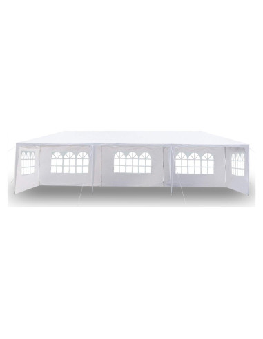 Toldo Gazebo 3x9m ROXTAK con 5 Paredes Laterales Desmontables