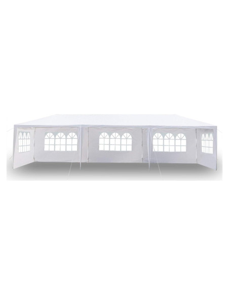 Toldo Gazebo 3x9m ROXTAK con 5 Paredes Laterales Desmontables