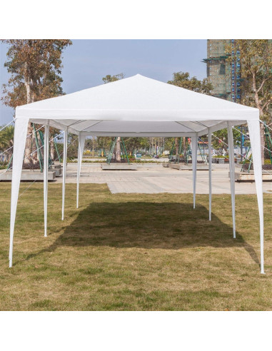 Toldo Gazebo 3x9m ROXTAK con 5 Paredes Laterales Desmontables