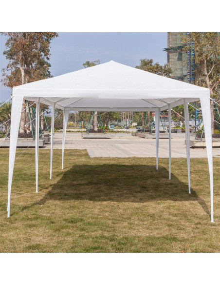 Toldo Gazebo 3x9m ROXTAK con 5 Paredes Laterales Desmontables