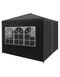 Carpa de Fiesta 3x3m Antracita MINERWALL Resistente UV