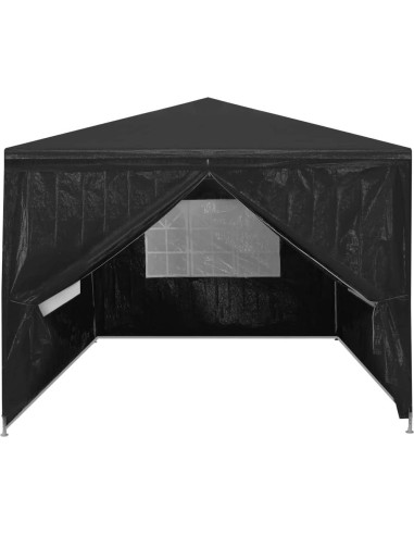 Carpa de Fiesta 3x3m Antracita MINERWALL Resistente UV