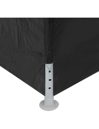 Carpa de Fiesta 3x3m Antracita MINERWALL Resistente UV