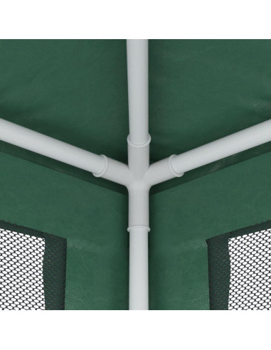 Carpa de Fiesta MINERWALL 3x3m con 4 Paredes de Malla Verde