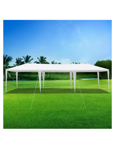 Carpa Grande 10x30 ANTSKU Blanca Impermeable para Eventos