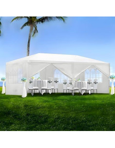 Carpa para Fiestas KUIKUI 3x6m con 6 Paredes Laterales 2
