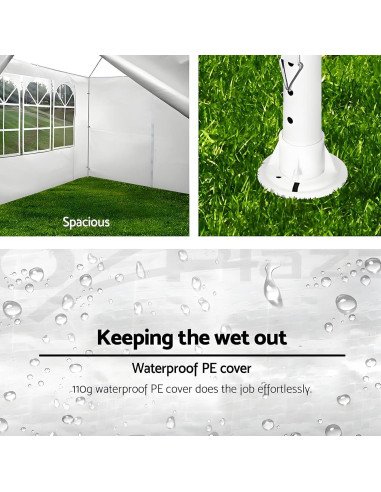 Carpa para Fiestas KUIKUI 3x6m con 6 Paredes Laterales