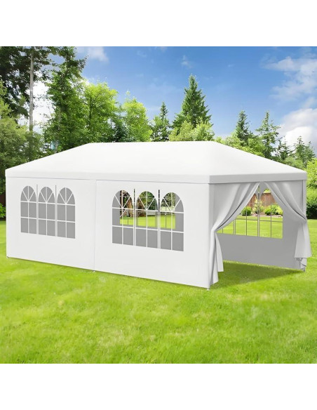 Carpa para Fiestas KUIKUI 3x6m con 6 Paredes Laterales